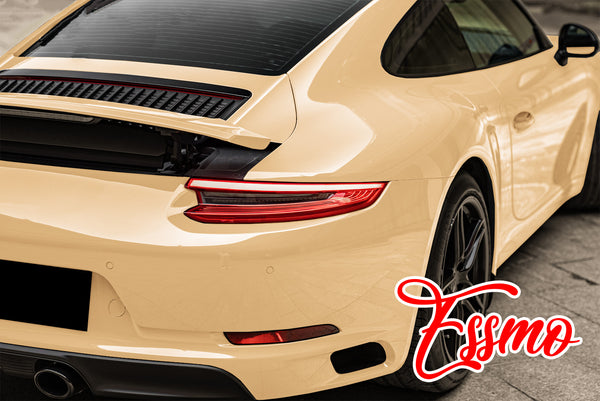 PET Super Gloss Sand Yellow Vinyl Wrap
