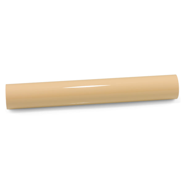 PET Super Gloss Sand Yellow Vinyl Wrap