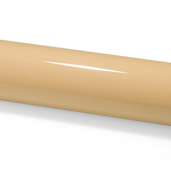 PET Super Gloss Sand Yellow Vinyl Wrap