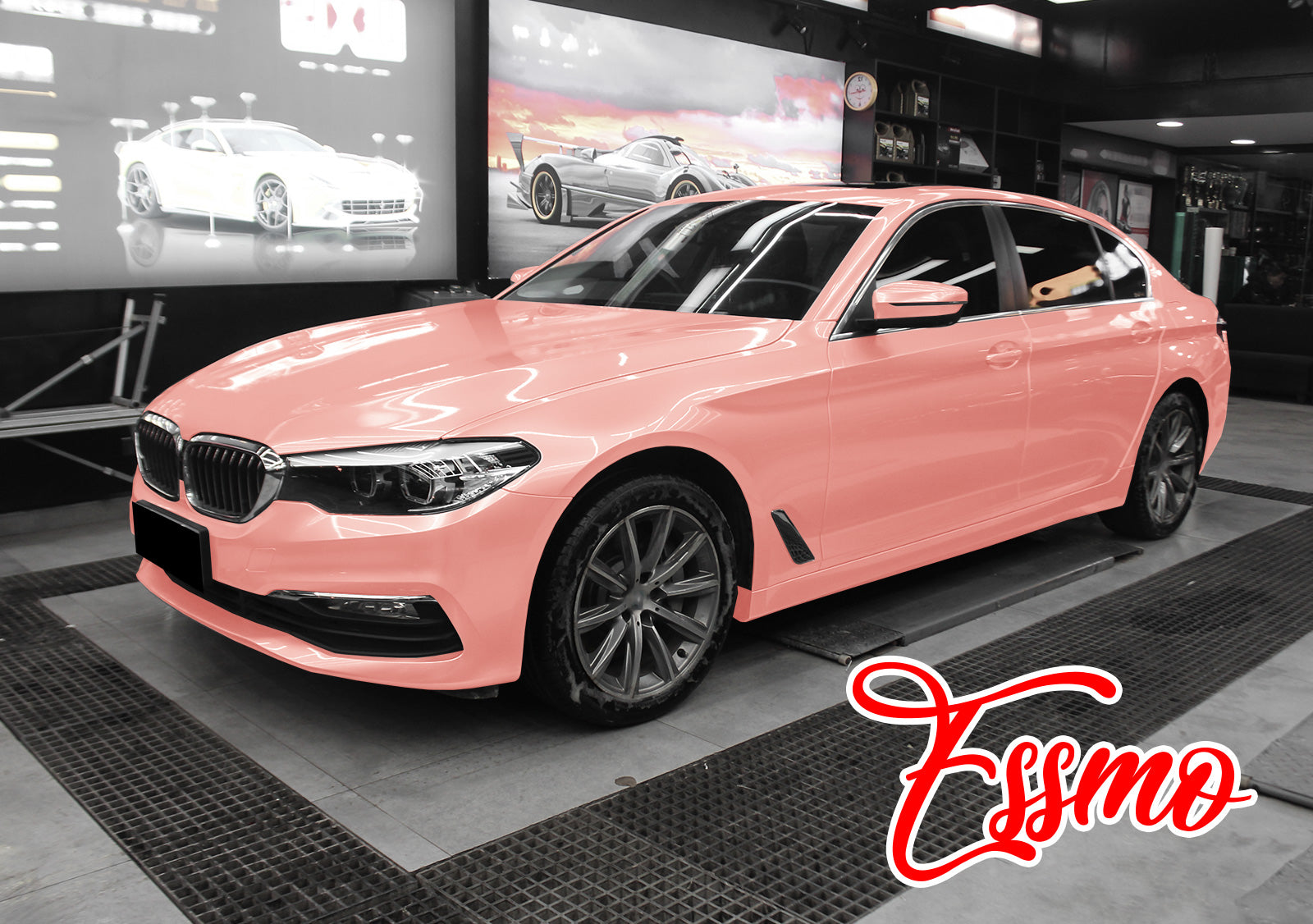 PET Super Gloss Pearlescent Sakura Pink Vinyl Wrap – EzAuto Wrap