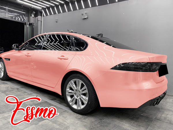 PET Super Gloss Pearlescent Sakura Pink Vinyl Wrap