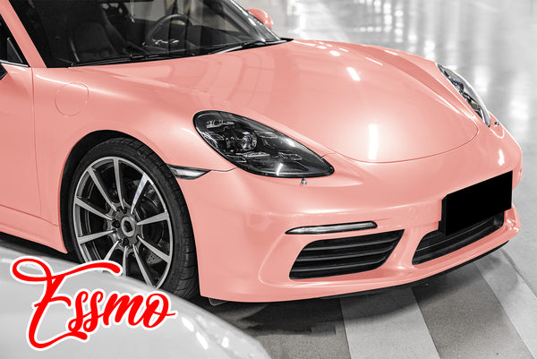 PET Super Gloss Pearlescent Sakura Pink Vinyl Wrap