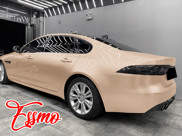 PET Super Gloss Pearlescent Almond Gold Vinyl Wrap