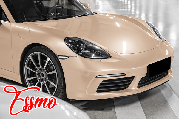 PET Super Gloss Pearlescent Almond Gold Vinyl Wrap