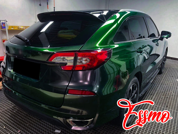PET Galaxy Dust Gloss Aurora Green Vinyl Wrap