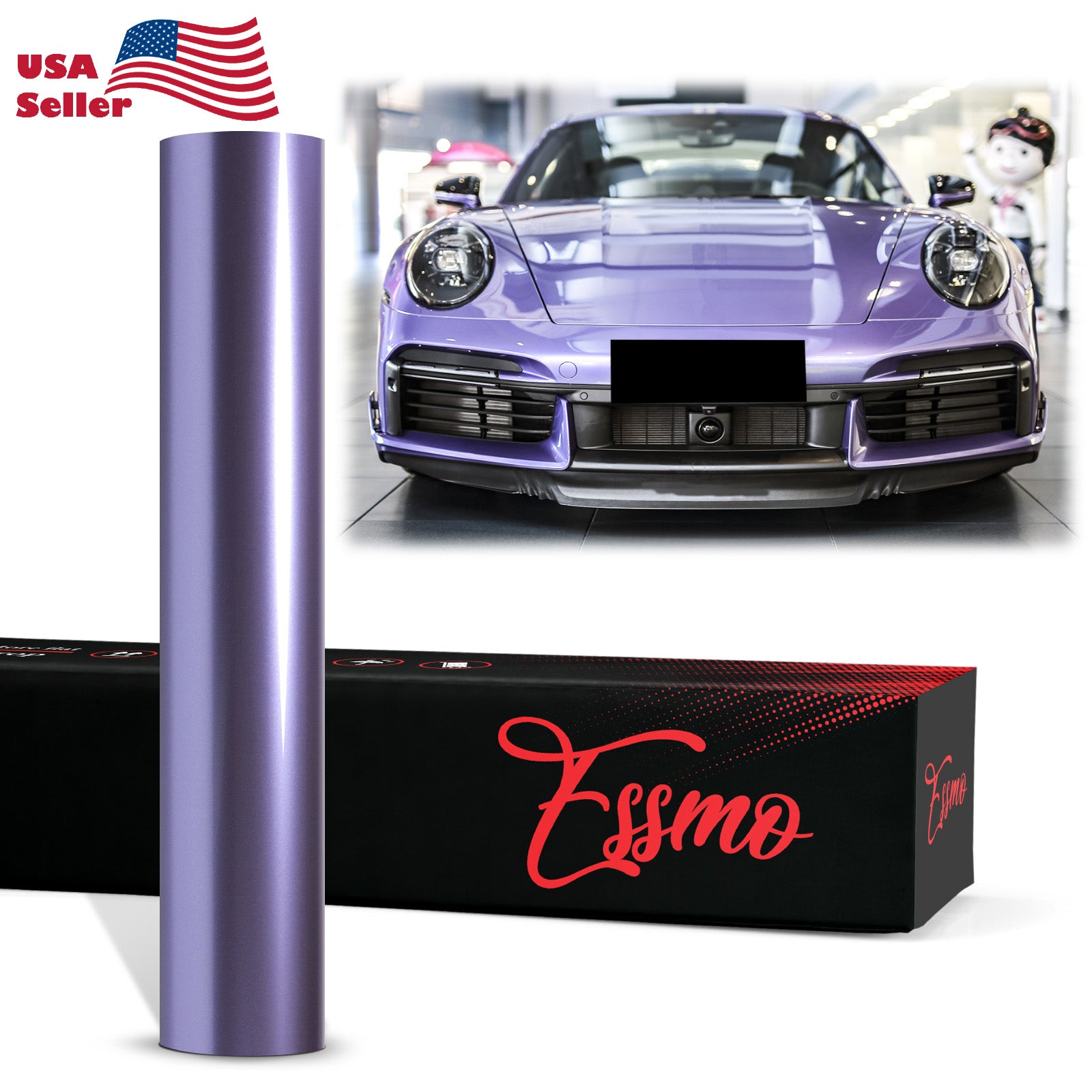 PET Liquid Metallic Viola Purple Vinyl Wrap