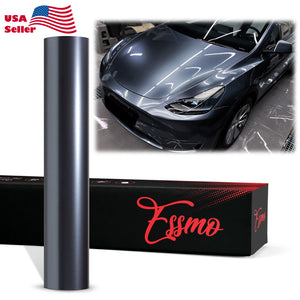 PET Super Gloss Metallic Byron Blue Vinyl Wrap