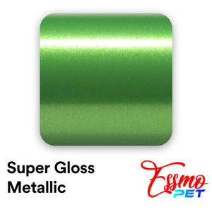 PET Super Gloss Metallic Forest Green Vinyl Wrap