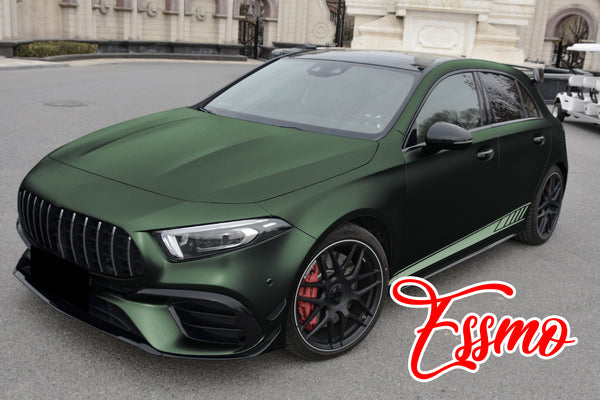 PET Matte Metallic Wizard Green Vinyl Wrap