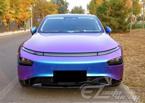 Chameleon Gloss Magic Blue Vinyl Wrap