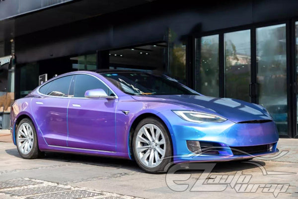 Chameleon Gloss Magic Blue Vinyl Wrap