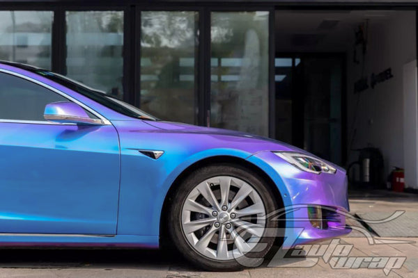 Chameleon Gloss Magic Blue Vinyl Wrap