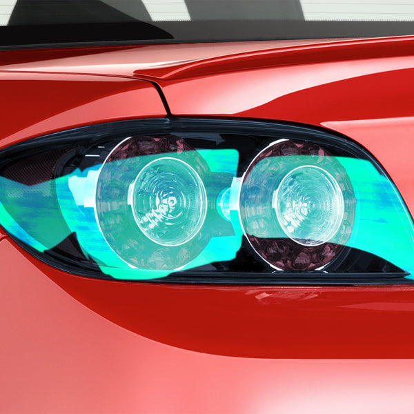Neo Chrome Tint Light Blue Pearl Chameleon Taillight Headlight Tint Film