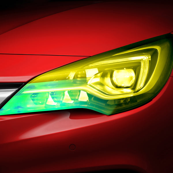 Neo Chrome Tint Neon Yellow Pearl Chameleon Taillight Headlight Tint Film