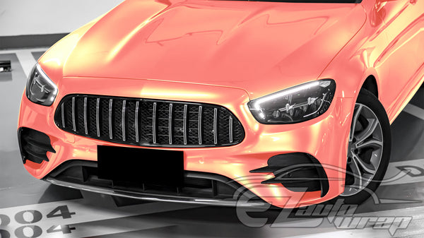 Coral Gloss Coral Orange Vinyl Wrap