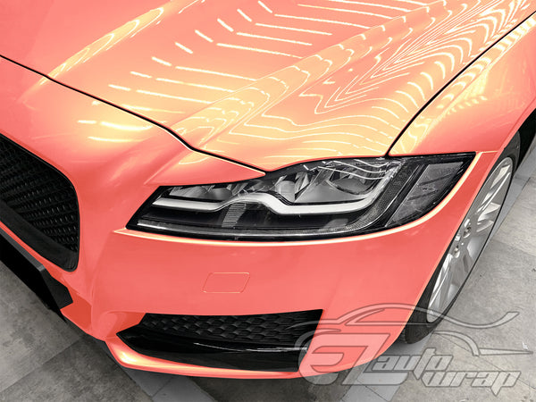 Coral Gloss Coral Orange Vinyl Wrap