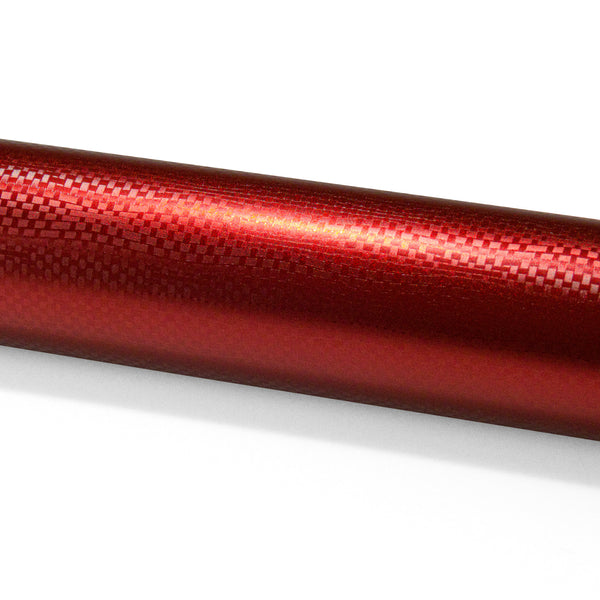Honeycomb Carbon Fiber Satin Dark Red Hex Vinyl Wrap