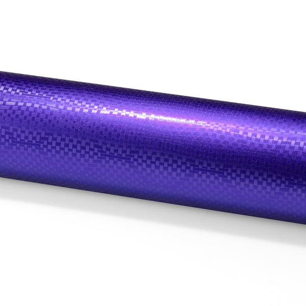 Honeycomb Carbon Fiber Satin Royal Purple Hex Vinyl Wrap