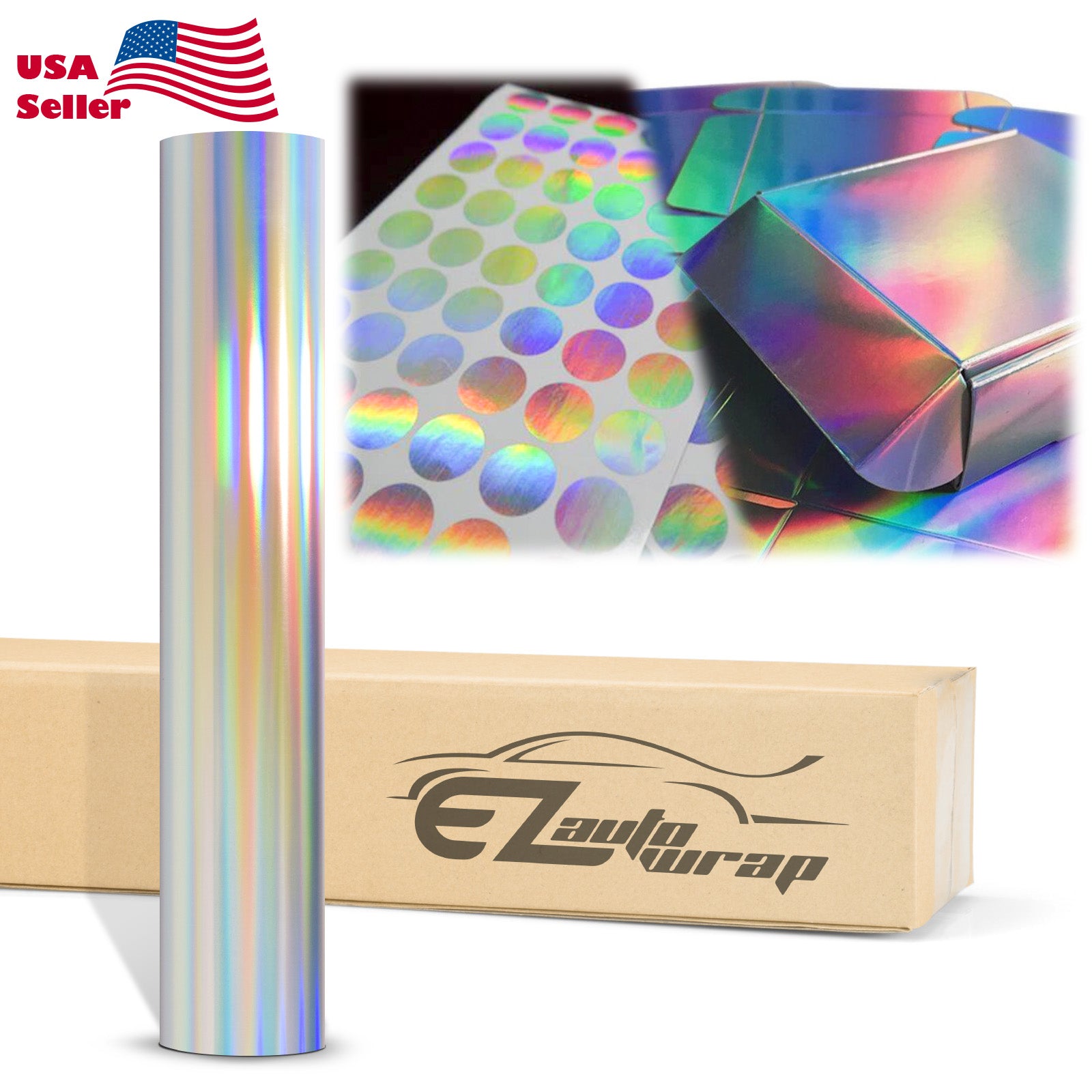 Craft Holographic Silver Vinyl Wrap