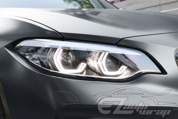 Heavy Metal Diamond Satin Charcoal Gray Vinyl Wrap