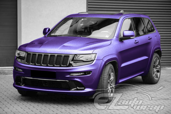 Heavy Metal Diamond Satin Ghost Purple Vinyl Wrap