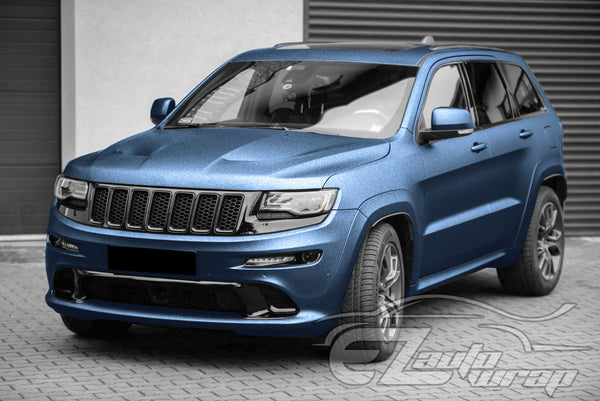 Heavy Metal Diamond Satin Storm Blue Vinyl Wrap