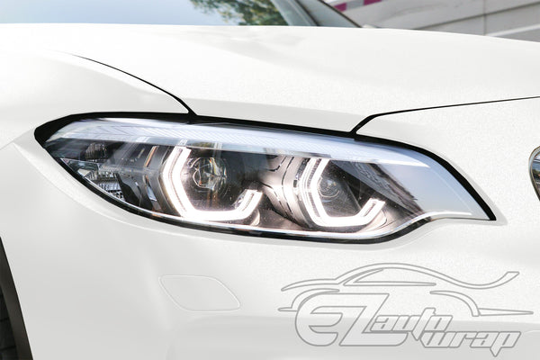 Heavy Metal Diamond Satin Ceramic White Vinyl Wrap