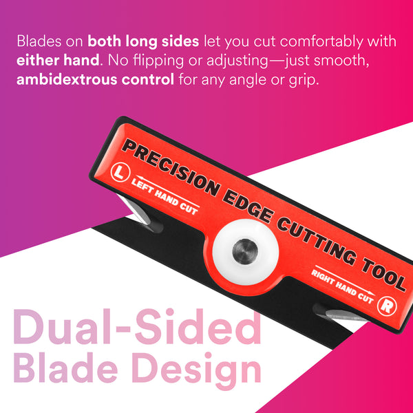Edge Glide Cutter Set Black Red Cutter + Blade 10pcs CN655