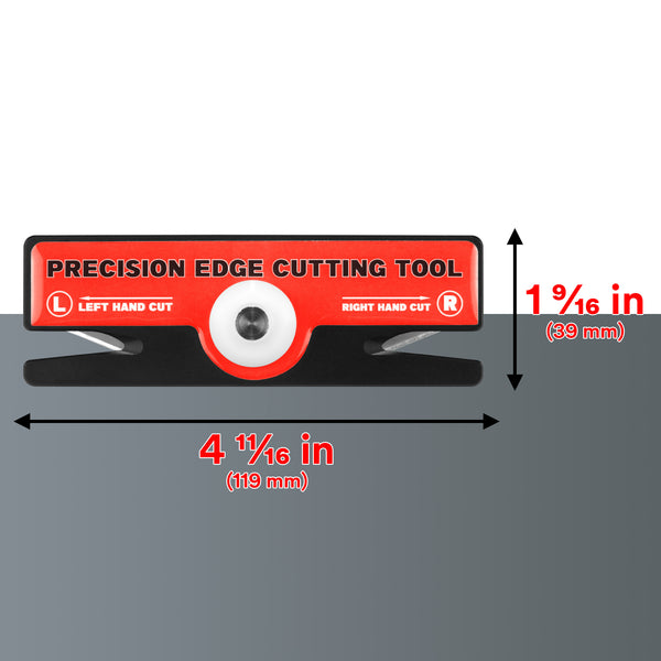 Edge Glide Cutter Set Black Red Cutter + Blade 10pcs CN655