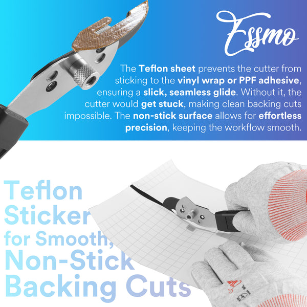 ESSMO Slitter Cutter Set Black Cutter with 10pcs Blade