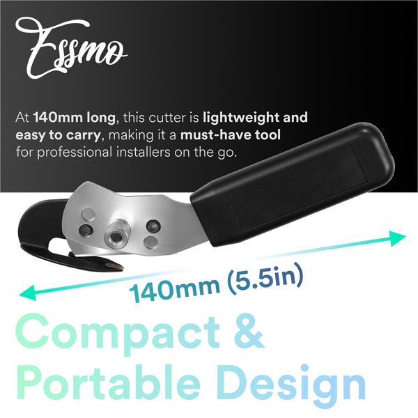 ESSMO Slitter Cutter Set Black Cutter with 10pcs Blade