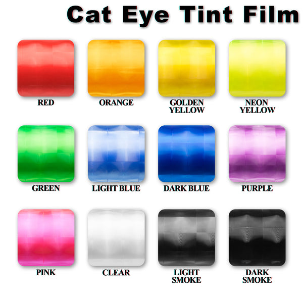 Tint Cateye Orange Taillight Headlight Tint Film