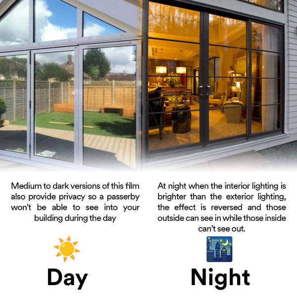 Chrome Window Film Dark Smoke