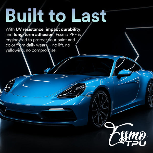 Matte Metallic Bond Gold Dry Apply PPF TPU Paint Protection Film