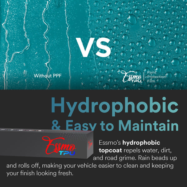 Gloss Metallic Frosted Blue Dry Apply PPF TPU Paint Protection Film