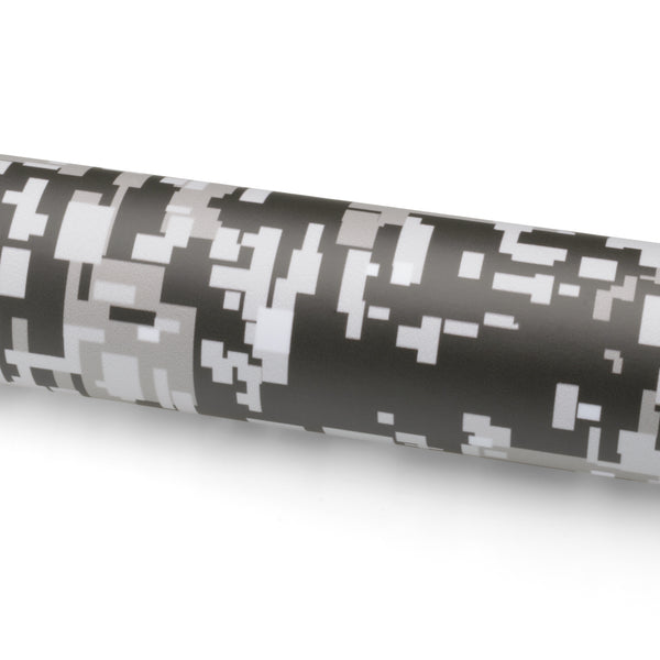 Camouflage Digital Light Gray Vinyl Wrap