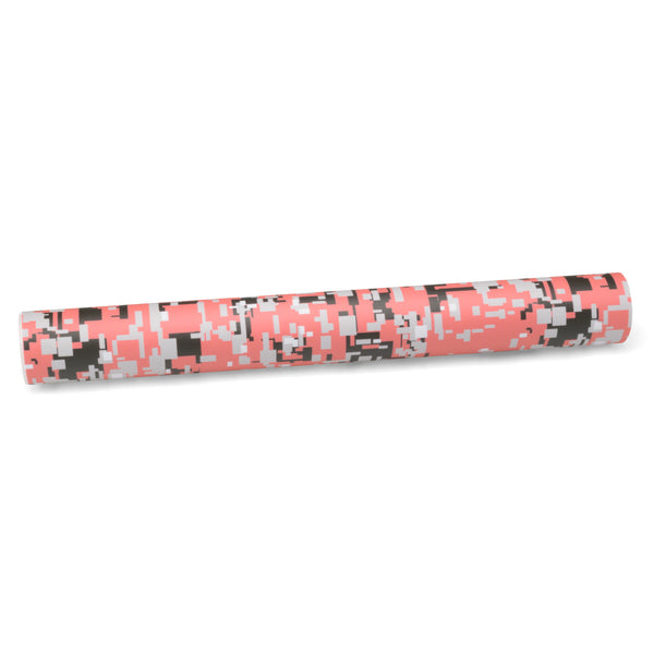 Camouflage Digital Orange Vinyl Wrap