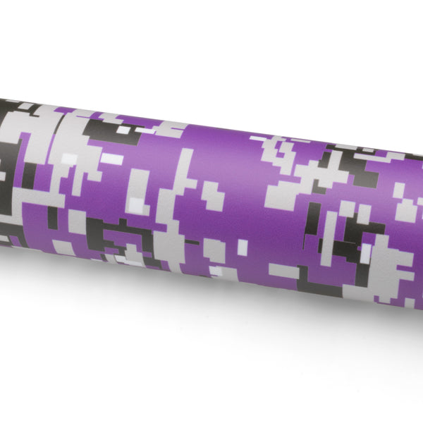 Camouflage Digital Purple Vinyl Wrap