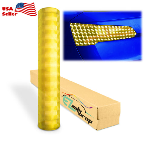 Tint Cateye Golden Yellow Taillight Headlight Tint Film