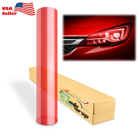 Tint Red Glossy Taillight Headlight Film