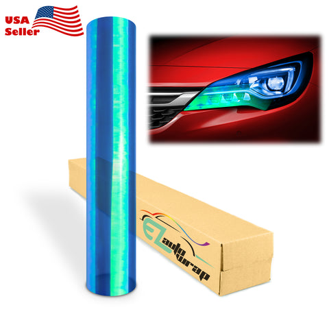 Neo Chrome Tint Dark Blue Pearl Chameleon Taillight Headlight Tint Film