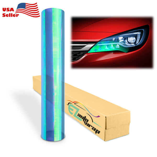 Neo Chrome Tint Light Blue Pearl Chameleon Taillight Headlight Tint Film