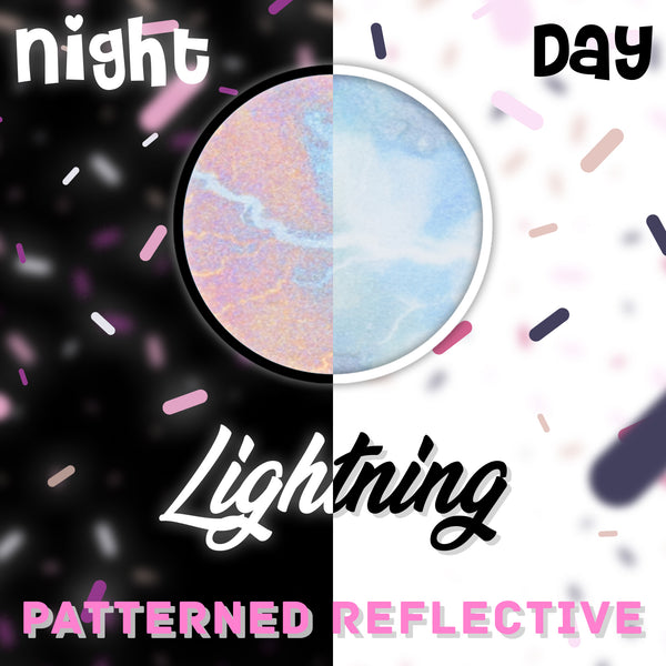 ESSMO™ Lightning Patterned Reflective Heat Transfer Vinyl HTV PR06