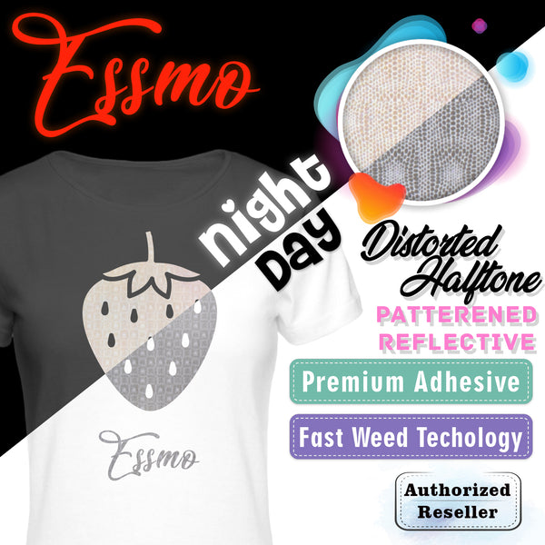 ESSMO™ Distorted Halftone Reflective Heat Transfer Vinyl HTV PR12