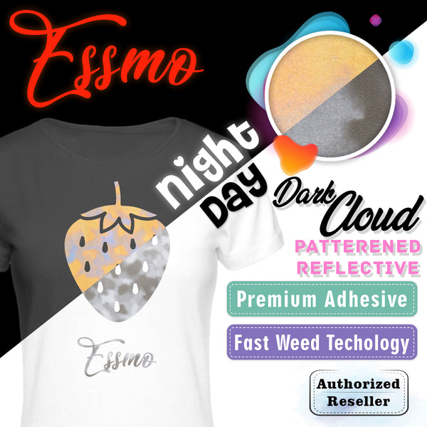 ESSMO™ Dark Cloud Reflective Heat Transfer Vinyl HTV PR13