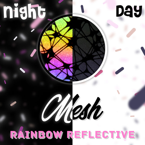 ESSMO™ Mesh Rainbow Reflective Heat Transfer Vinyl HTV RR19