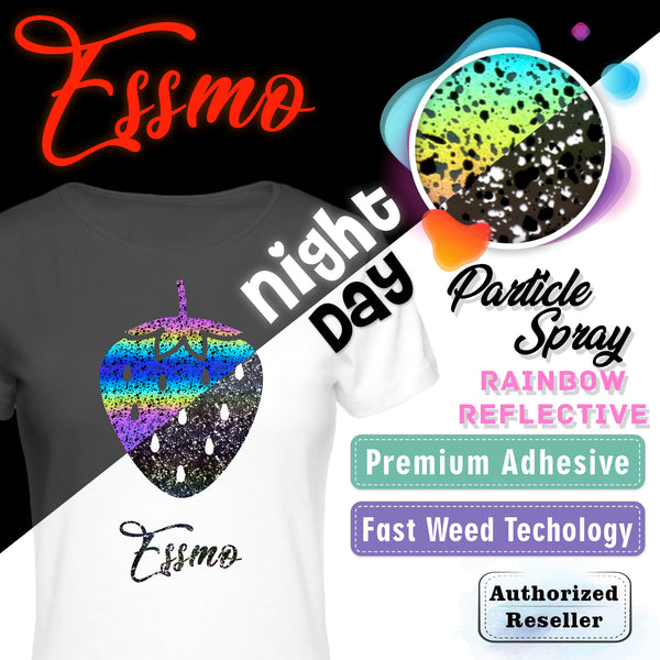ESSMO™ Particle Spray Rainbow Reflective Heat Transfer Vinyl HTV RR07