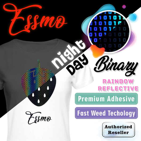 ESSMO™ Binary Rainbow Reflective Heat Transfer Vinyl HTV RR14