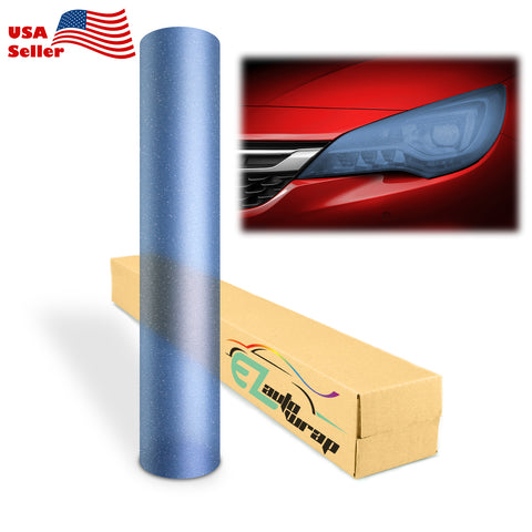 Tint Glitter Light Blue Matte Taillight Headlight Tint Film