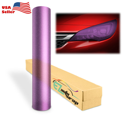 Tint Glitter Purple Matte Taillight Headlight Tint Film